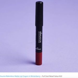 Doucce Relentless Matte Lip Crayon in Winterberry